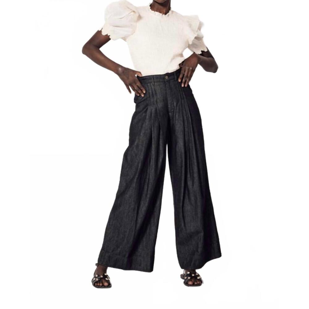 NEW CLEOBELLA garret wide leg jeans in black